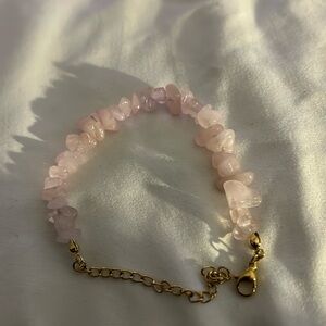 Baby pink crystal bracelet